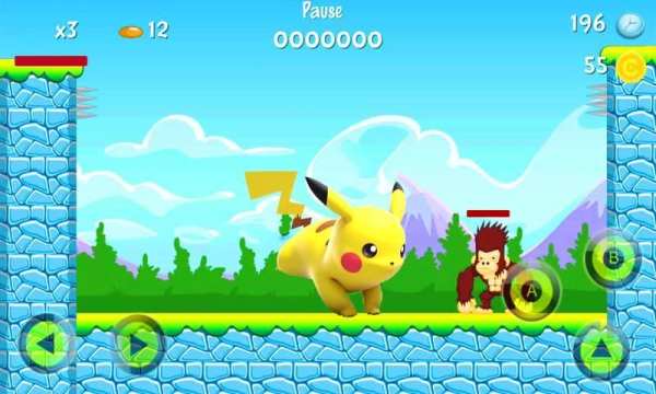 Adventure Pikachu Run Dash скриншот 1