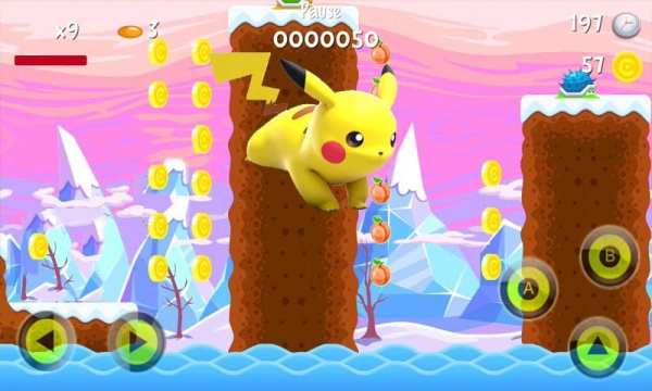 Adventure Pikachu Run Dash скриншот 2