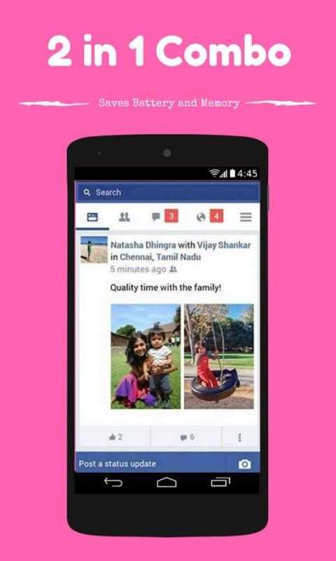 Super Lite Messenger for FB screenshot 4