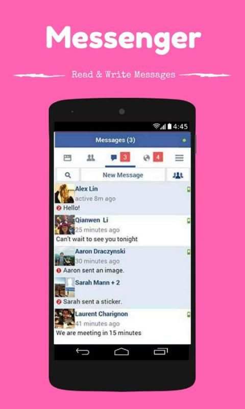 Super Lite Messenger for FB screenshot 3