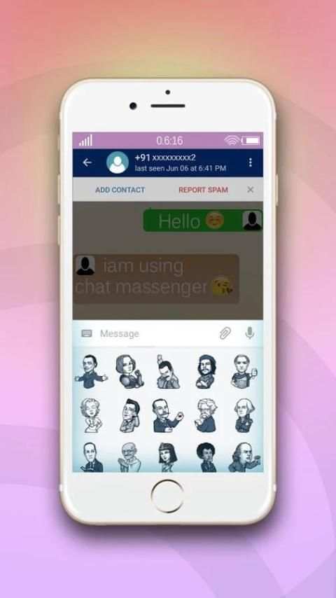Chat Messenger 2017 screenshot 2