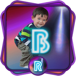 Lighting Text Photo Editor icon