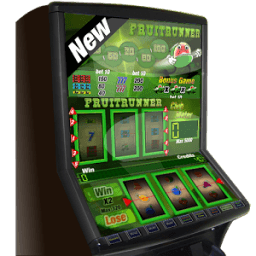 Slot machine fruit runner icon
