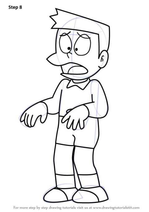 how to draw Doraemon and friends screenshot 2