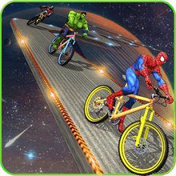 Impossible Superhero Hill Climb BMX Stunt Racing иконка