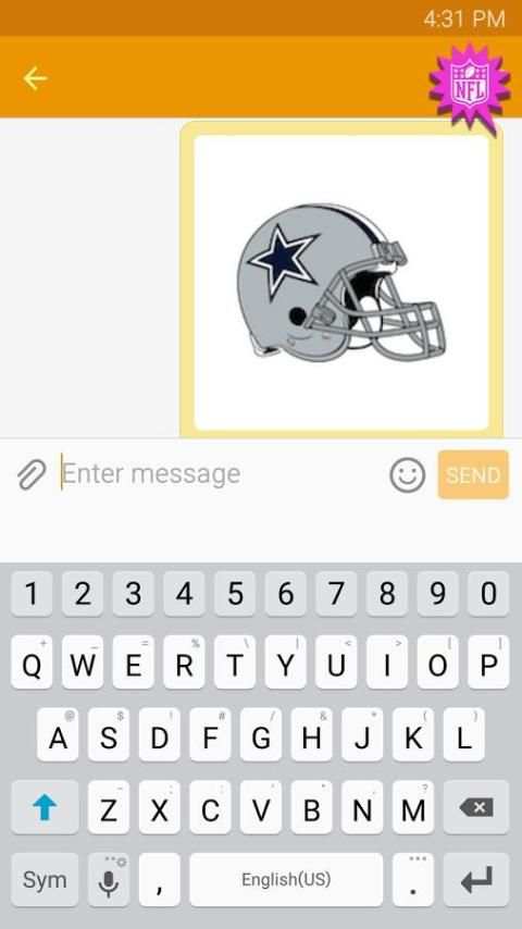 NFL Emojis 6 تصوير الشاشة