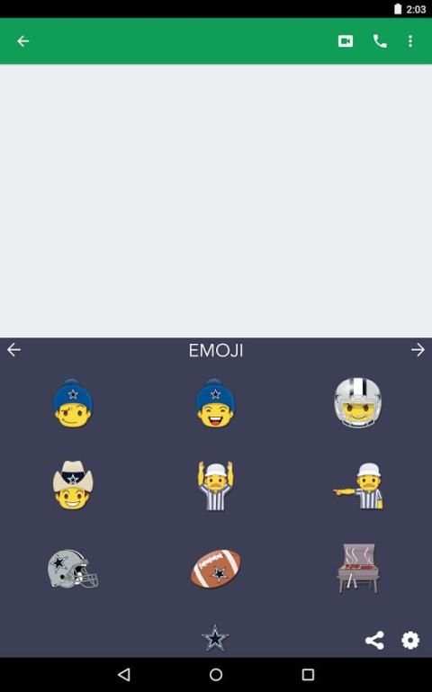 NFL Emojis 3 تصوير الشاشة