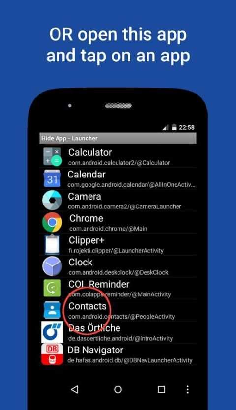 Hide App 4 تصوير الشاشة