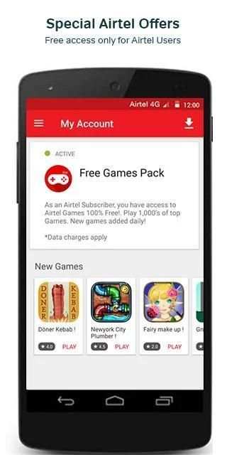 Free Games for Airtel Users скриншот 3