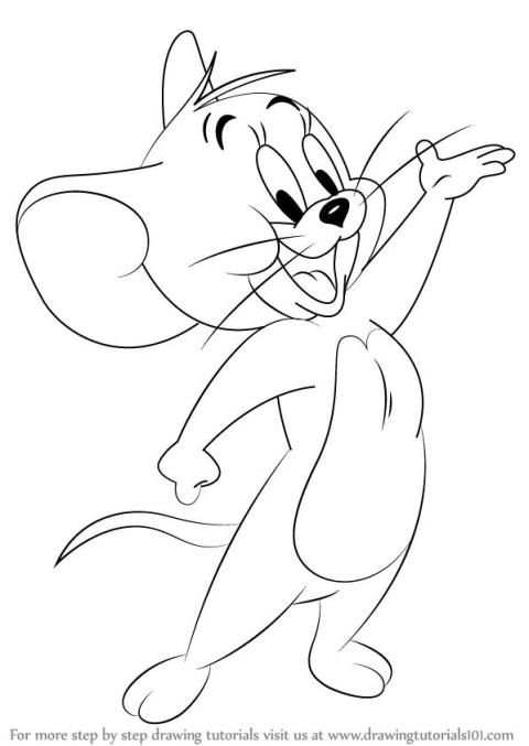 HOW TO DRAW TOM AND JERRY screenshot 4