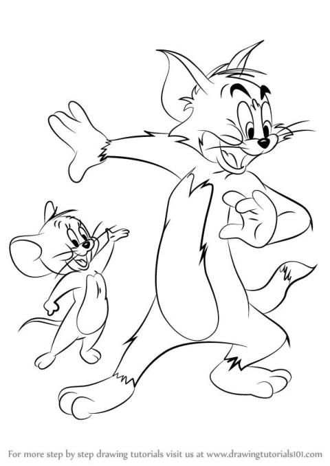 HOW TO DRAW TOM AND JERRY screenshot 1