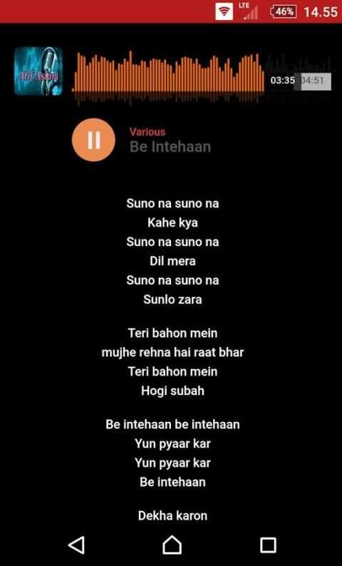Best Songs Atif Aslam screenshot 1