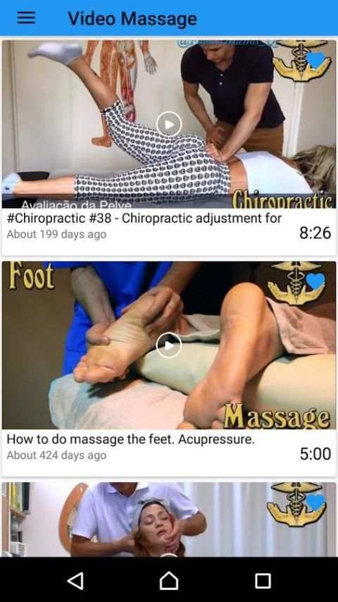 Body Massage Video скриншот 2