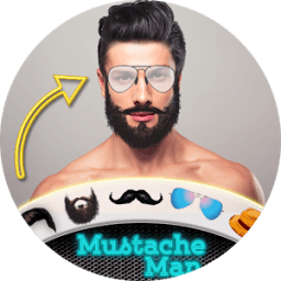 Men Beard Hairstyle Photo Editor आइकन