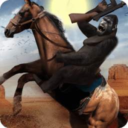 Apes Age Vs Wild West Cowboy: Survival Game