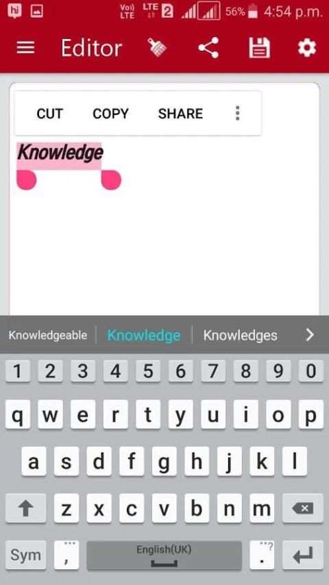 Urdu Editor / Urdu Typing keyboard скриншот 1