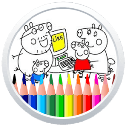 ikon Pegi Piggi Coloring