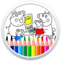 Pegi Piggi Coloring