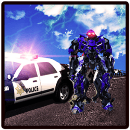 Police Robot Hero : City Battle أيقونة