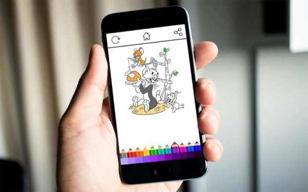 Coloring Tom And Mouse 5 تصوير الشاشة