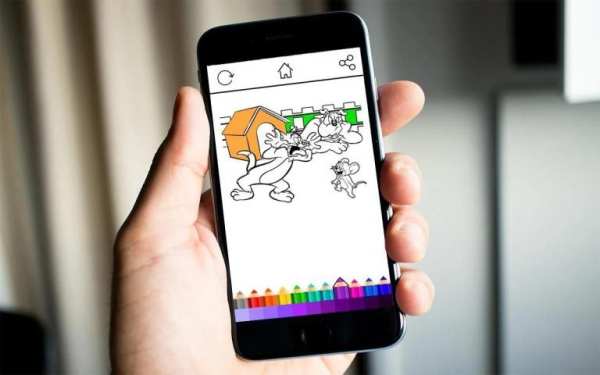 Coloring Tom And Mouse 6 تصوير الشاشة