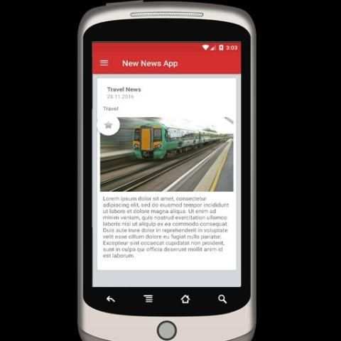 New News Android App скриншот 1