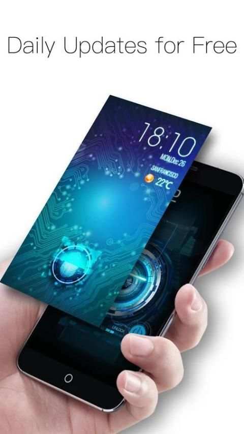 Analog Clock on Lockscreen screenshot 1
