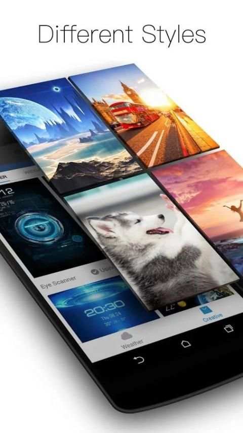 Analog Clock on Lockscreen screenshot 3