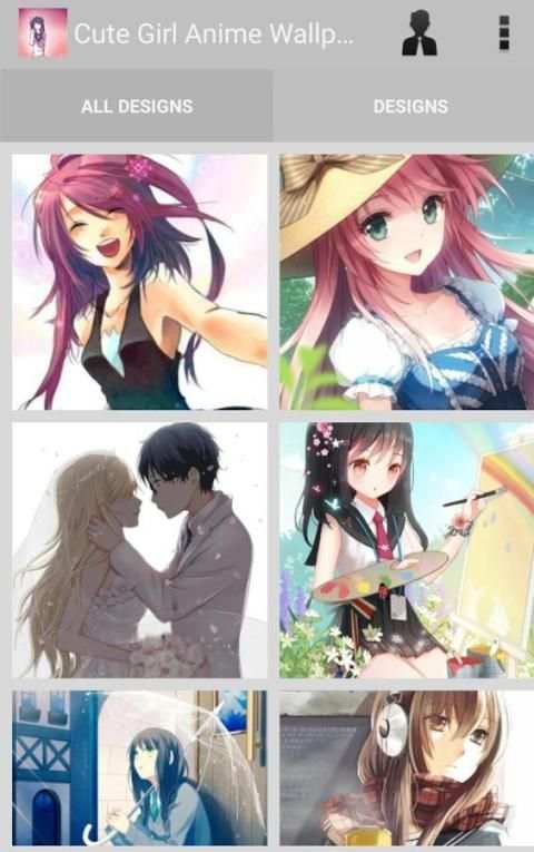 Cute Girl Anime Wallpaper 4 تصوير الشاشة