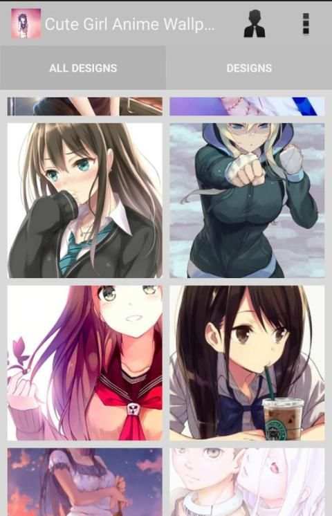 Cute Girl Anime Wallpaper 2 تصوير الشاشة