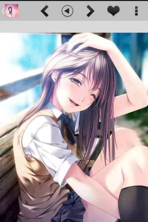 Cute Girl Anime Wallpaper 1 تصوير الشاشة
