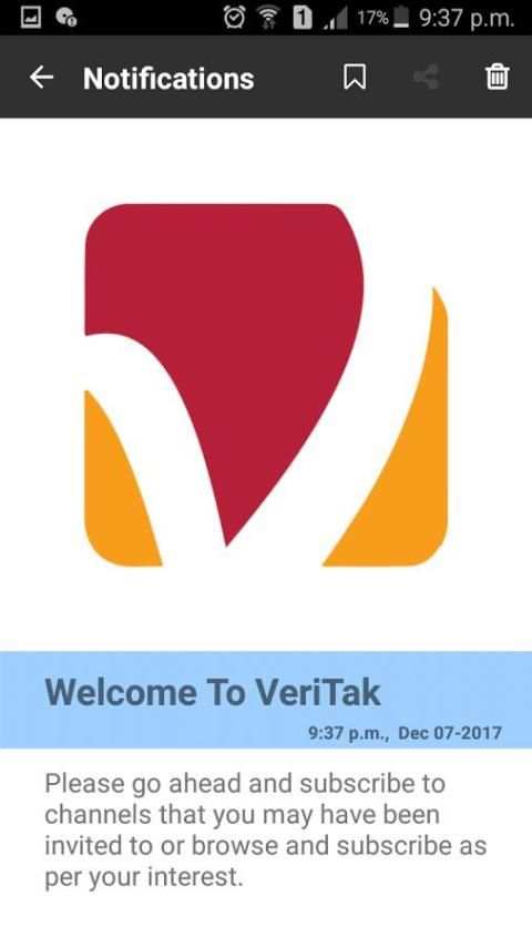 VeriTak screenshot 1
