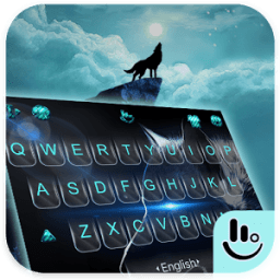 Cool Wild Moon Wolf Keyboard Theme icon