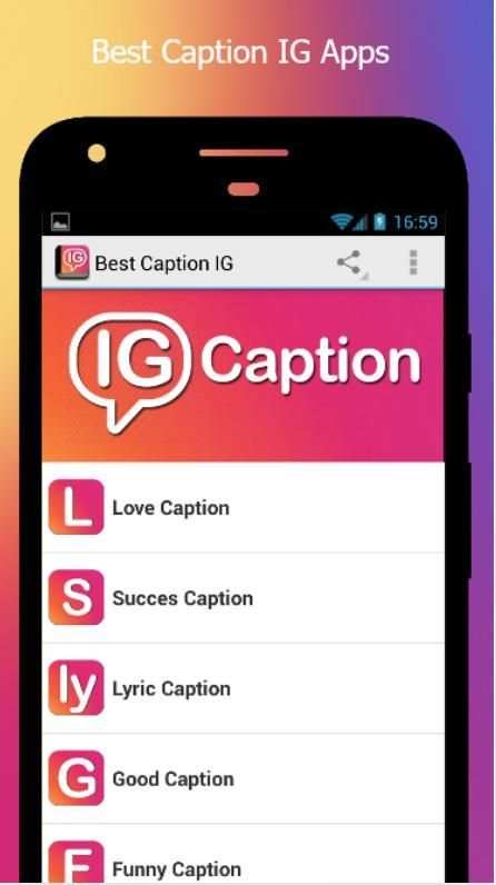 Caption IG Free 4 تصوير الشاشة