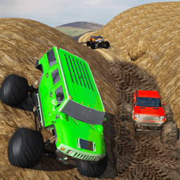 Big Monster Truck Rally Racing- 4x4 Up hill Climb icon