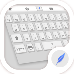 White Keyboard Theme आइकन