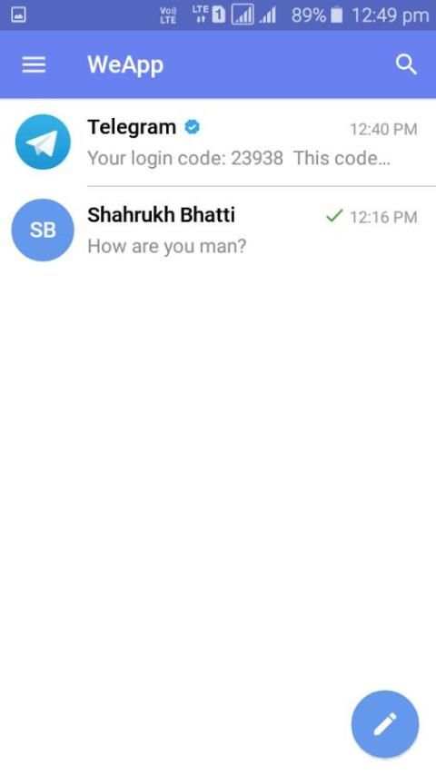 WeApp Messenger скриншот 5