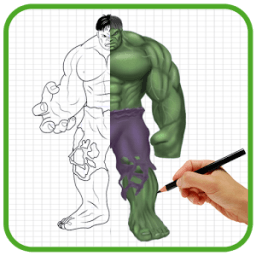 How To Draw Super Hero Hulk иконка