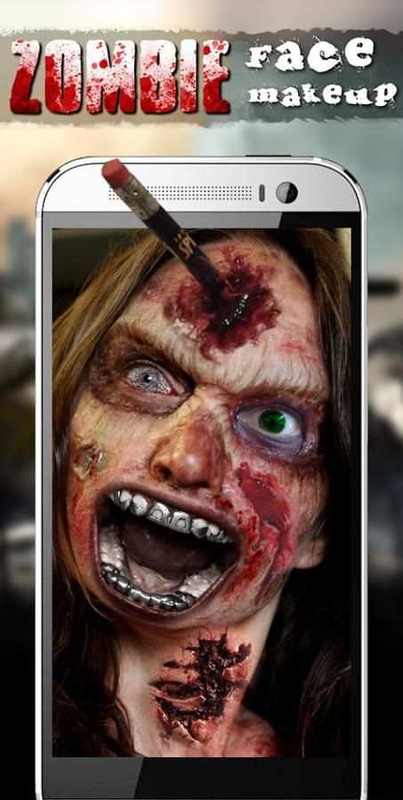 Zombie Face Makeup скриншот 1