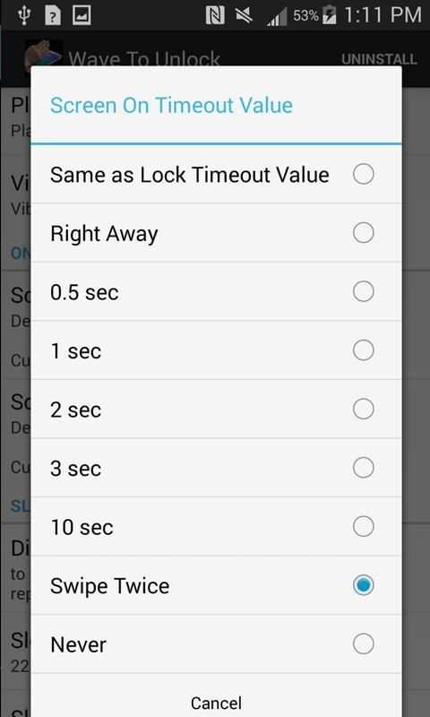 Wave to Unlock/ Lock screenshot 18