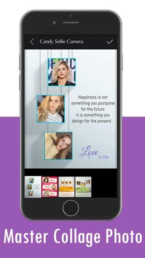 Candy Selfie Cameras скриншот 3