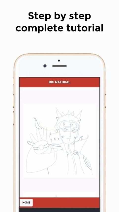 How to Draw Naru Character screenshot 7