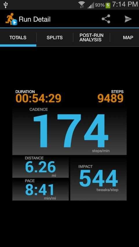Cadence Running Tracker 7 تصوير الشاشة