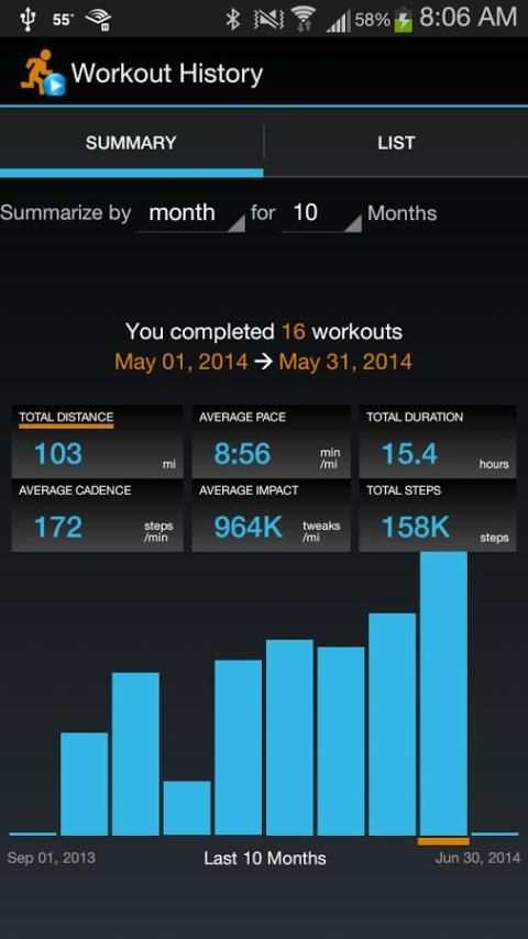 Cadence Running Tracker 2 تصوير الشاشة