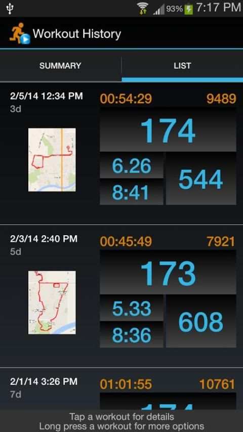 Cadence Running Tracker 3 تصوير الشاشة