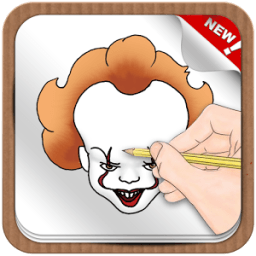ikon How To Draw Pennywise Adult Drawing Game