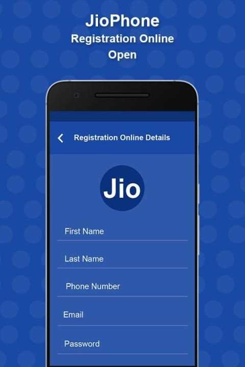 Free Jio 4G Phone Registration screenshot 3