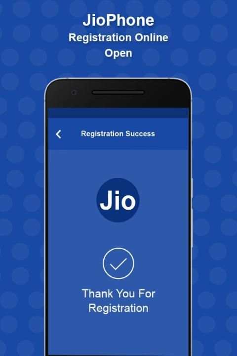 Free Jio 4G Phone Registration screenshot 2