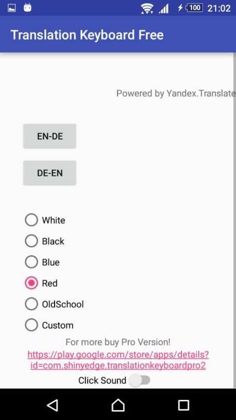Translation Board Keyboard Fre screenshot 6