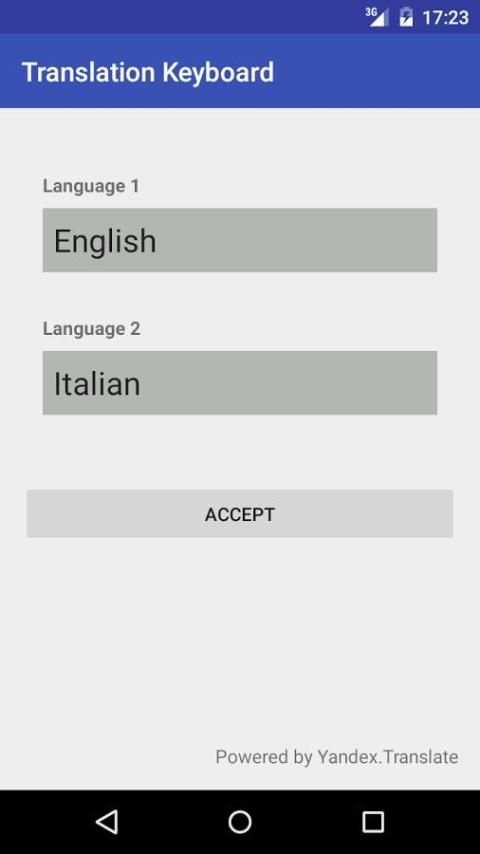Translation Board Keyboard Fre screenshot 3